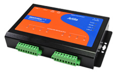 Artila Iot Gateway, Matrix-516 ATMEL 9G20, Linux-ready ARM Industrial IoT Gateway with 2 x LANs, 8 x Isolated RS-485 TTYs, 2 x USB Hosts, 21 x GPIOs