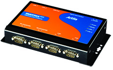 Artila Iot Gateway, Matrix-522 ATMEL 9G20, Linux-ready ARM Industrial IoT Gateway with 2 x CAN Bus, 2 x LANs, 2 x RS-232 / 422 / 485 TTYs, 2 x USB Hosts and 21 x GPIOs